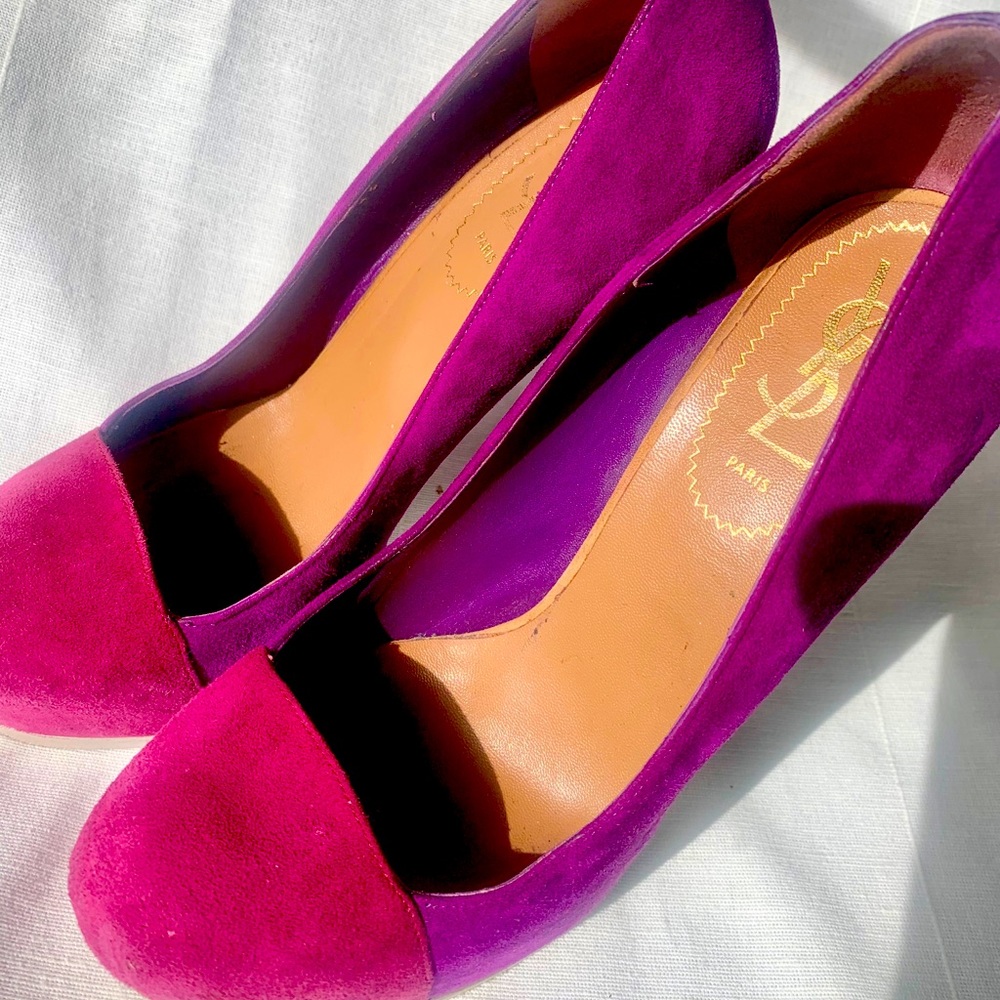 Ysl Classic Multi-Color Pumps 37.5 - image 1